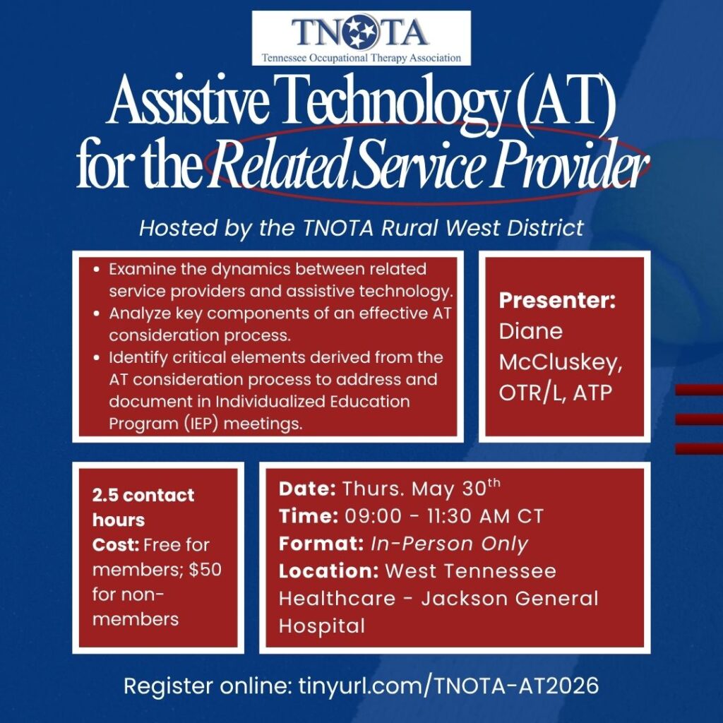 Assistive Technology (AT) for the Related Service Provider
